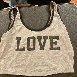 love cropped tank